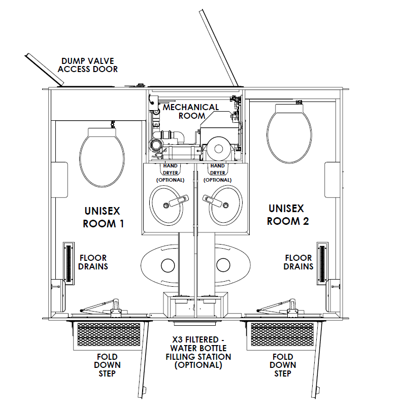Sentry Series POD floor plan