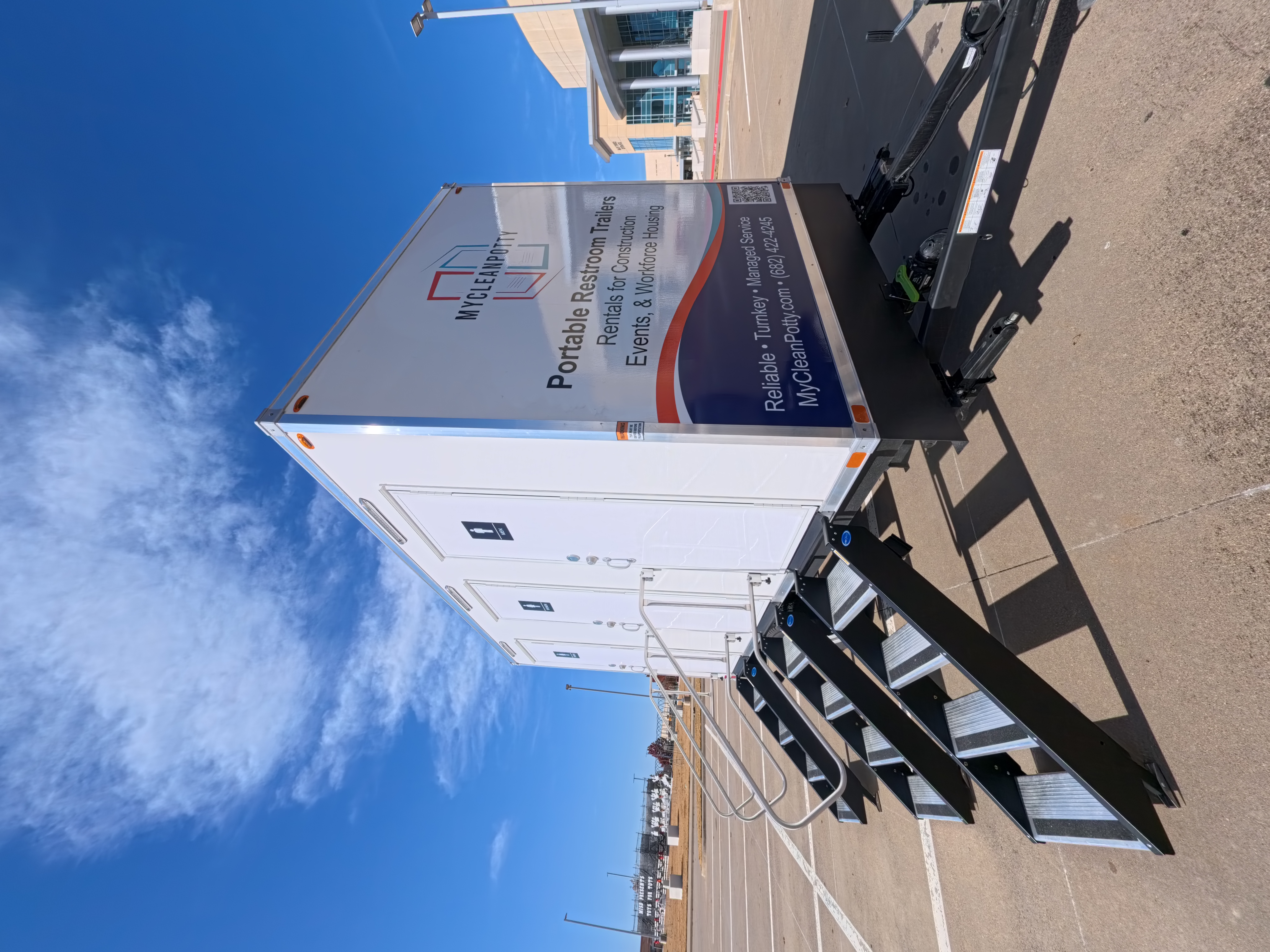 MyCleanPotty restroom trailer